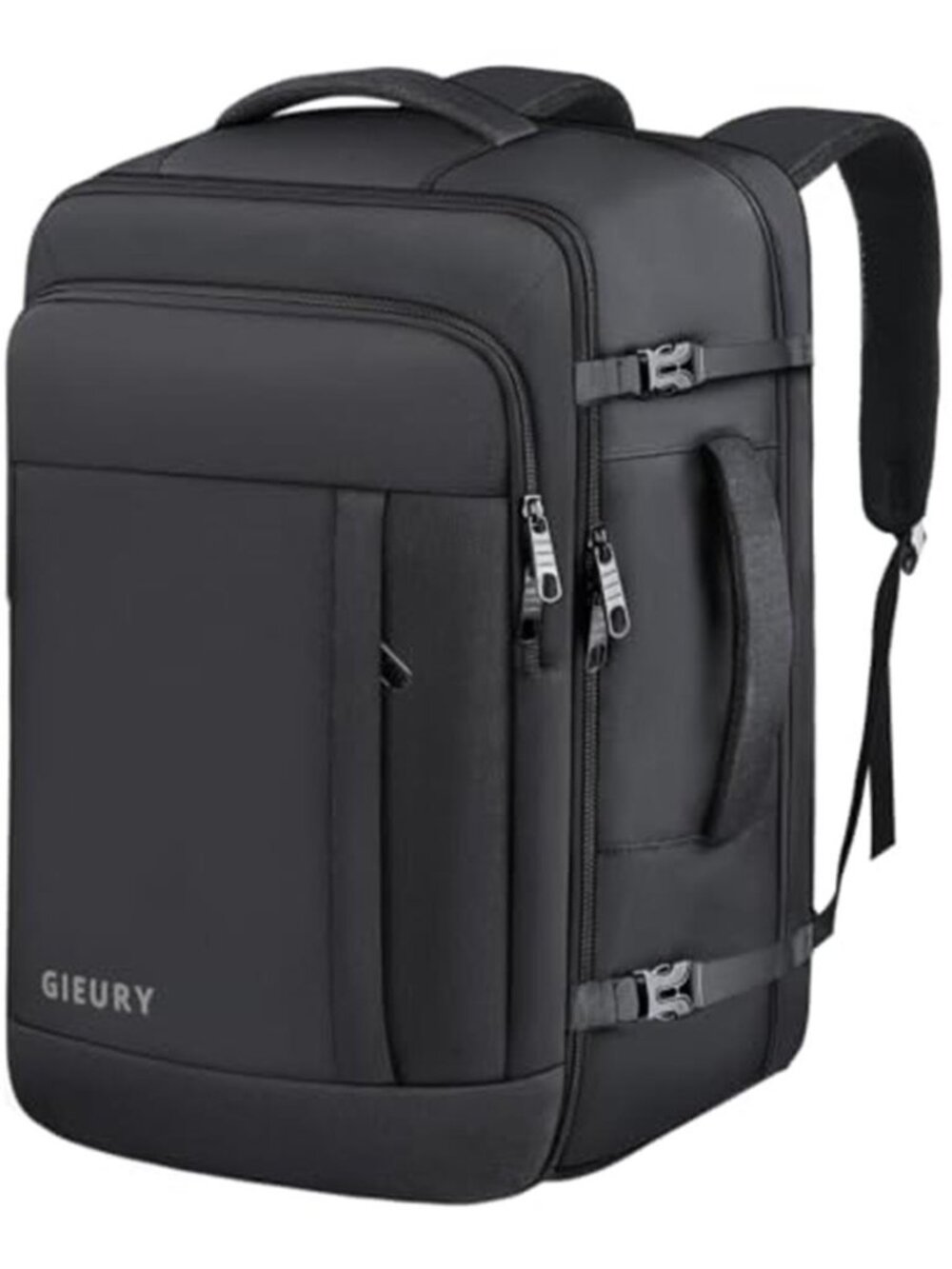 Carry On Travel Backpack 50L Expandable 17 Inch Laptop Weekender TSA Flight